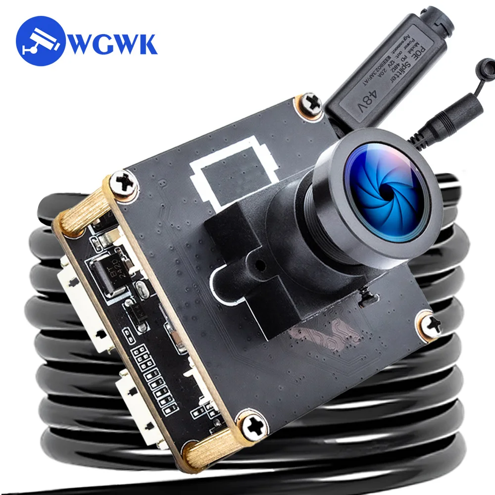 

WGWK 8MP IMX415 3840*2160 20FPS Webcam Board Low illumination Radiator With No Distortion Lens Play For Security Camera Model