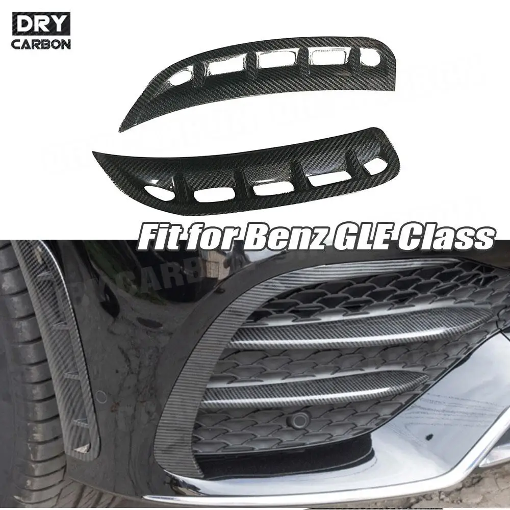 

Carbon Fiber Front Bumper Side Splitters Accessories For Mercedes Benz GLE Class W167 GLE350 GLE450 GLE53 AMG Sport SUV 2020