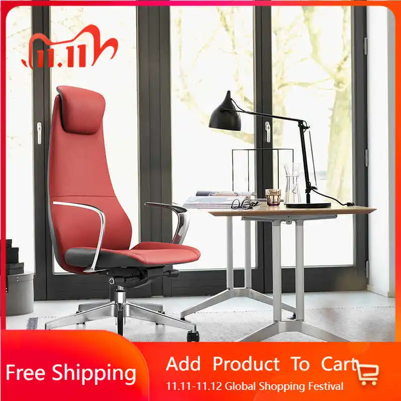 

Comfortable Meditation Office Chair Modern Rotatable Vanity Solid Office Chair Luxury Designer Wheels Metal Muebles Furniture