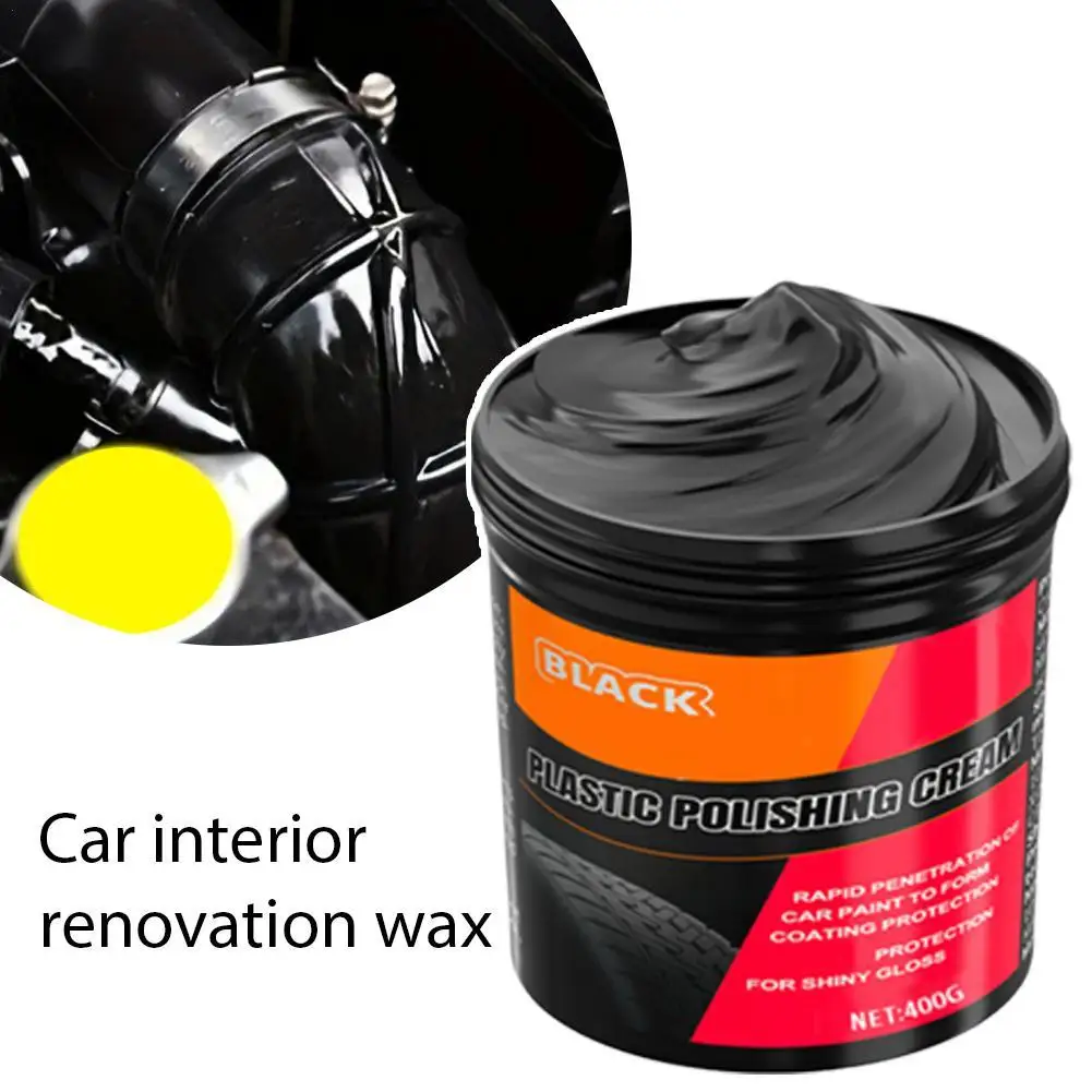 

Паста для ремонта пластика и резины — черный кристаллический лак для автомобильных царапин, блеска шин и обновление салона, антивозрастной и выцветания. ﻿