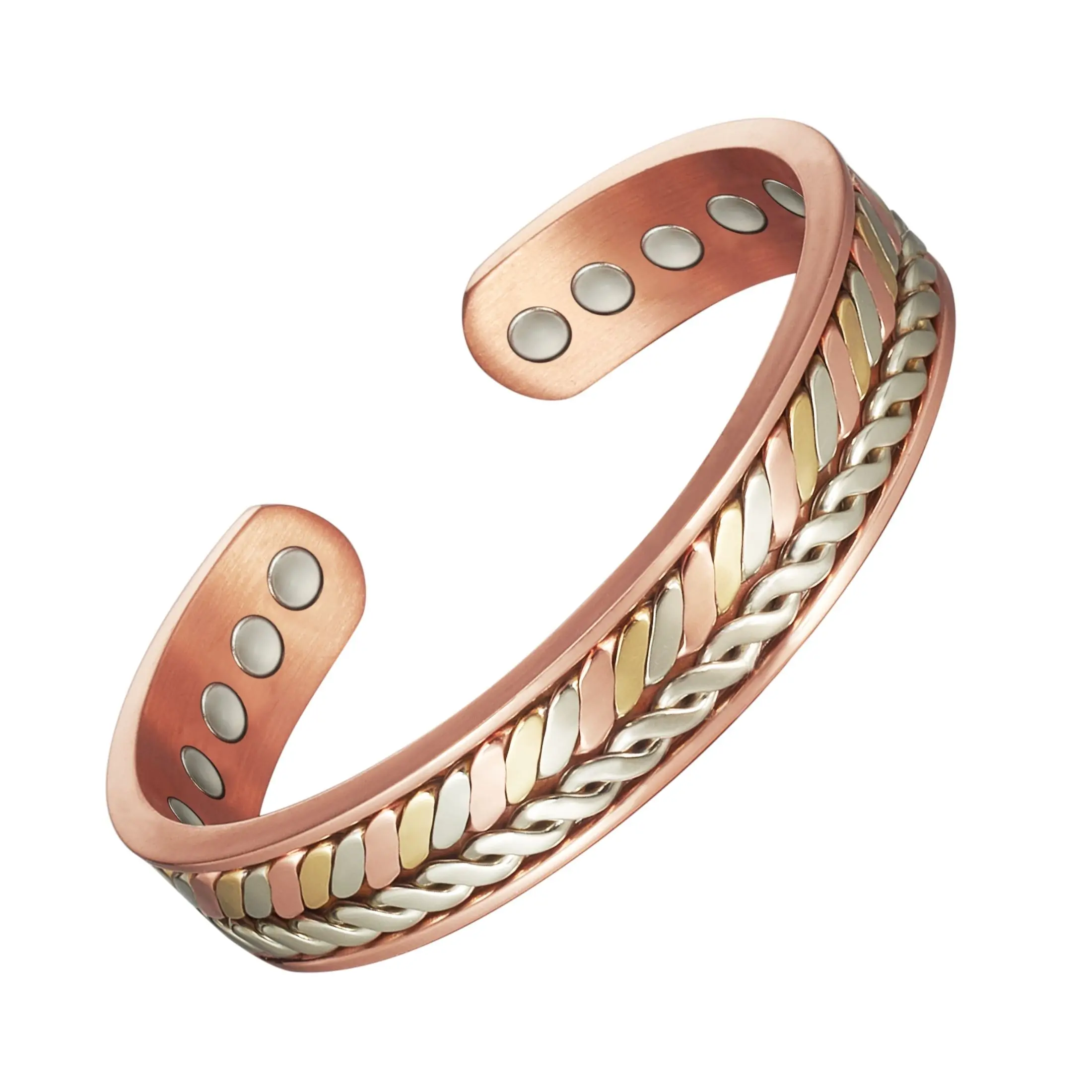 Handmade Copper Magnetic Bangle Balance Energy Magnet Jewelry