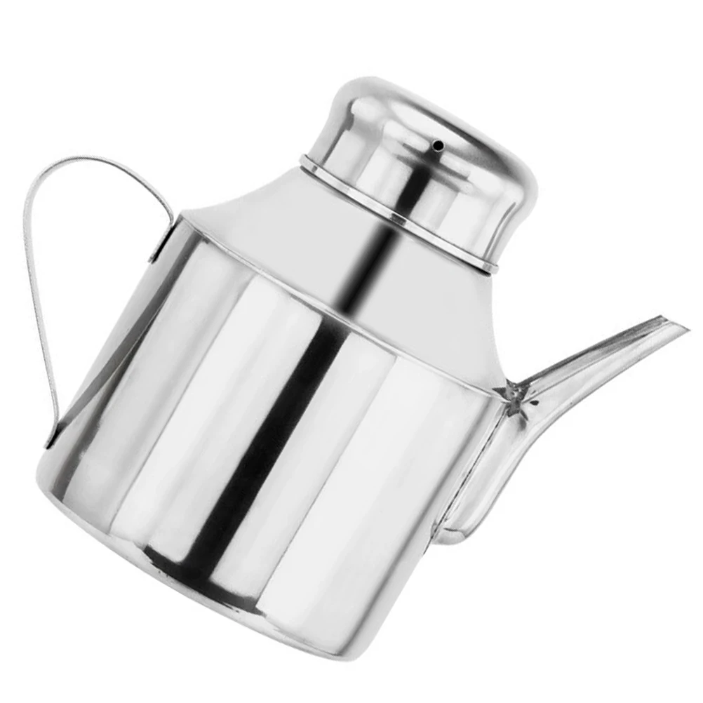 

304 Stainless Steel Seasoning Bottle Oil Vinegar Soy Sauce Container Kitchen Storage Jar Householdpractical Oil Pot