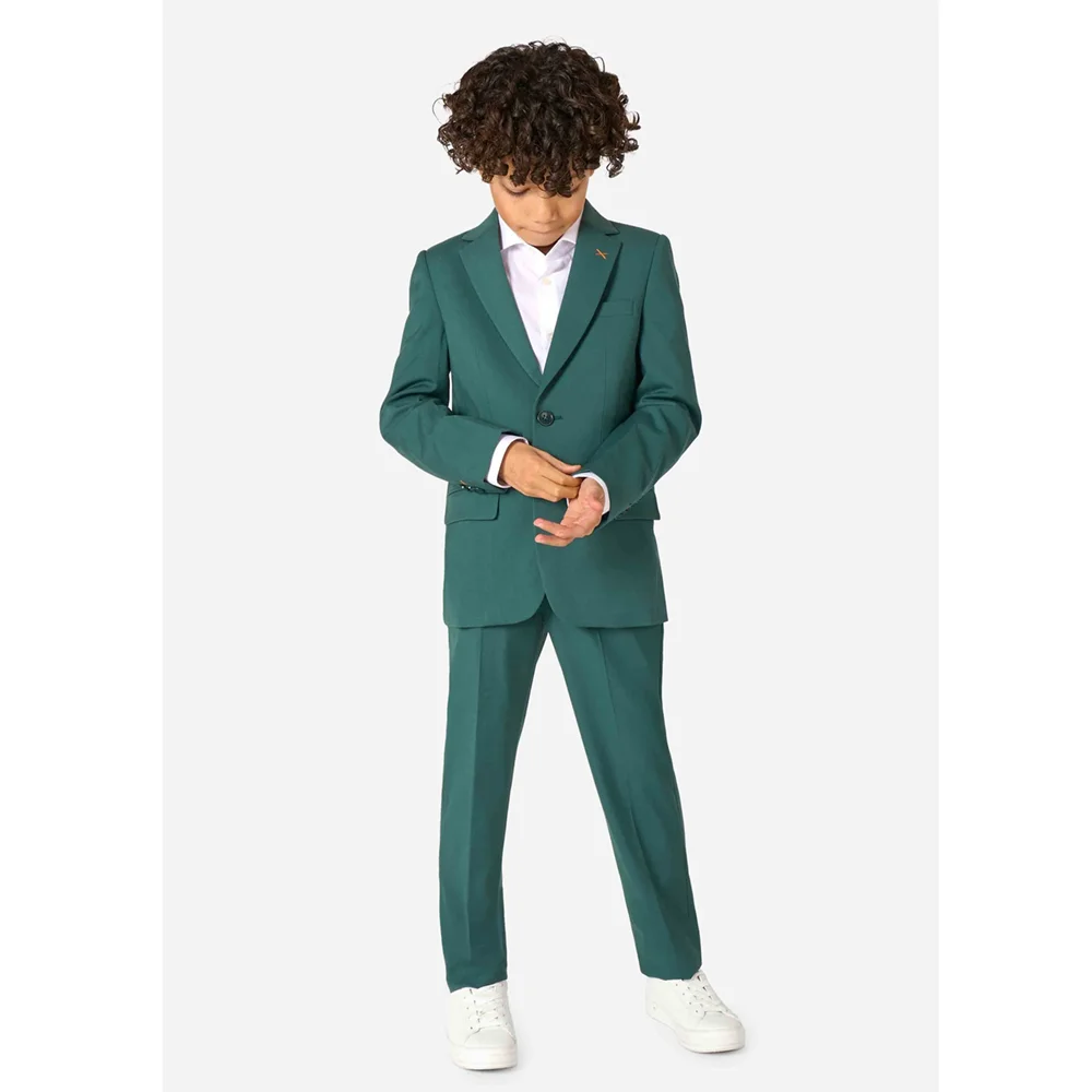 

New Arrival Boy Suits 2 Piece Solid Color Notch Lapel Single Breasted Kids Clothes Formal Party Wedding 2 Piece (Jacket+Pants)