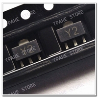 10PCS SS8550 Y2 1.5A/25V PNP Double S High Current  SOT-89 SMD CHIP Transistor