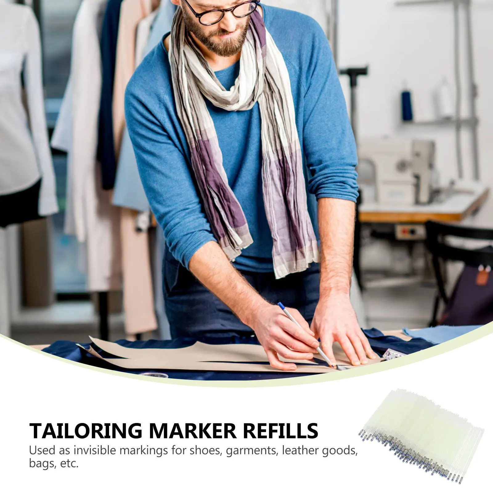 

100 шт. флуоресцентных невидимых пластиковых ниток для вышивания, рукоделия, шитья, творчества