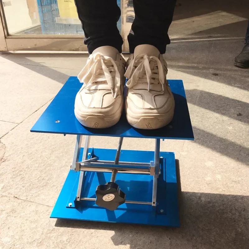 200x200mm Aluminum Router Lift Table Woodworking Engraving Lab Lifting Stand Rack Lift Platform Woodworking Benches