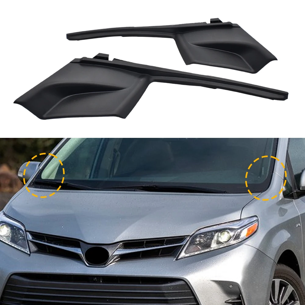 For Toyota Sienna 2011-2020 Exterior Wiper Cowl Cover Panel - RH LH Outer Windshield Window Auto Part
