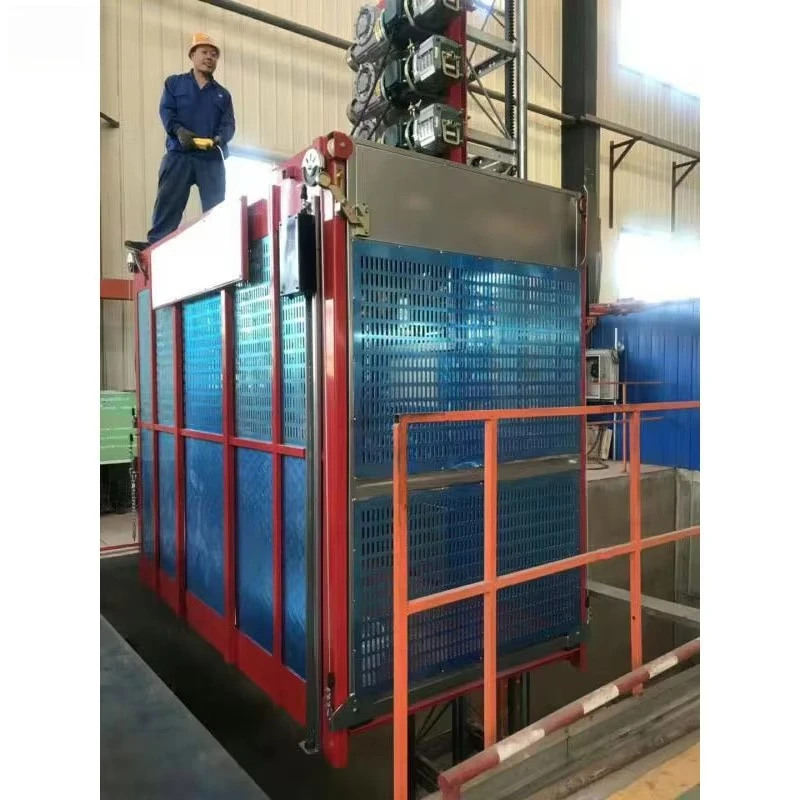 New Construction Passenger Hoist SC200/200 Industrial Rack and Pinion Building Construction Elevators Equipment Price