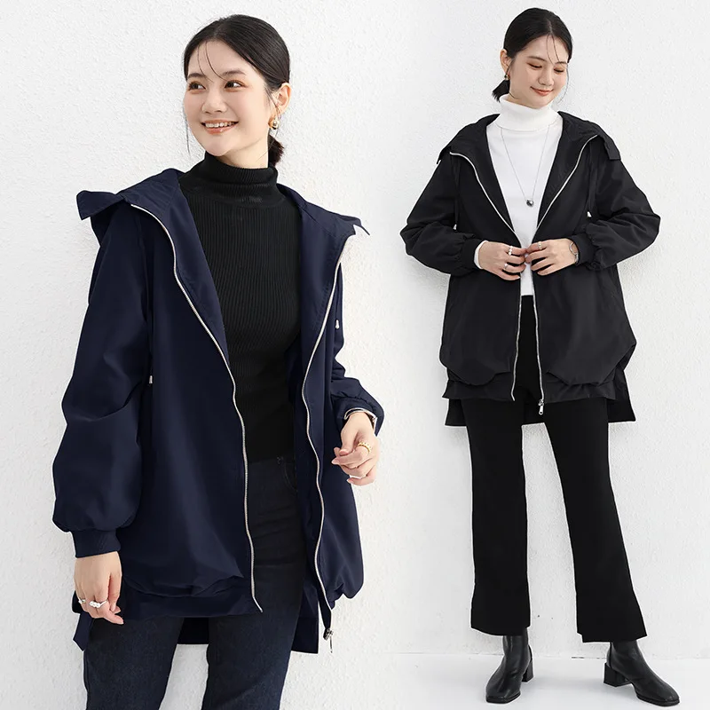 

Пальто для элегантных женщин, кожаный плащ, водоотталкивающий, асимметричный, Egirl, двухсторонний, минимализм, линия, верблюжья буква