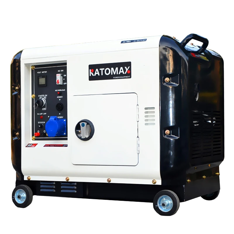 portable hotsale 5000w silent diesel generator quick delivery date