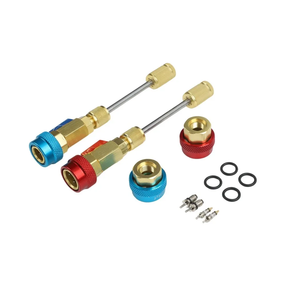 Car AC Valve Core Removal Tool Kit For R1234YF For Air Conditioning For Service Wrench 45# Carbon Steel Hand Repair Tools