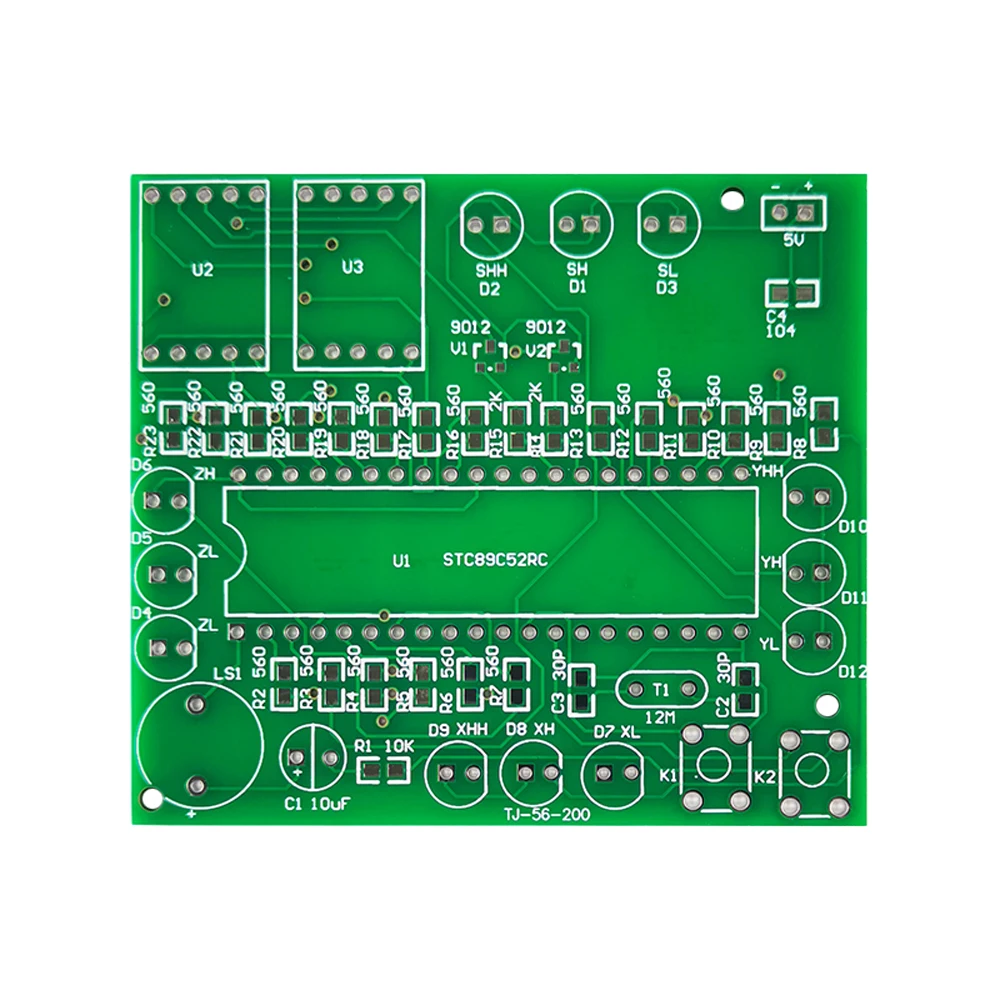 DIY Electronic Traffic Light Controller Kit Soldering Practice Electromechanical Skills Training Contest C51 Chip Microcomputer