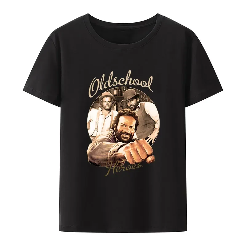 Bud Spencer Banana Joe Telefilm Cinema Tv Idea Regalo Tutte Le Taglie Tshirt Classic Summer Short-sleev Casual Graphic Tees Tops