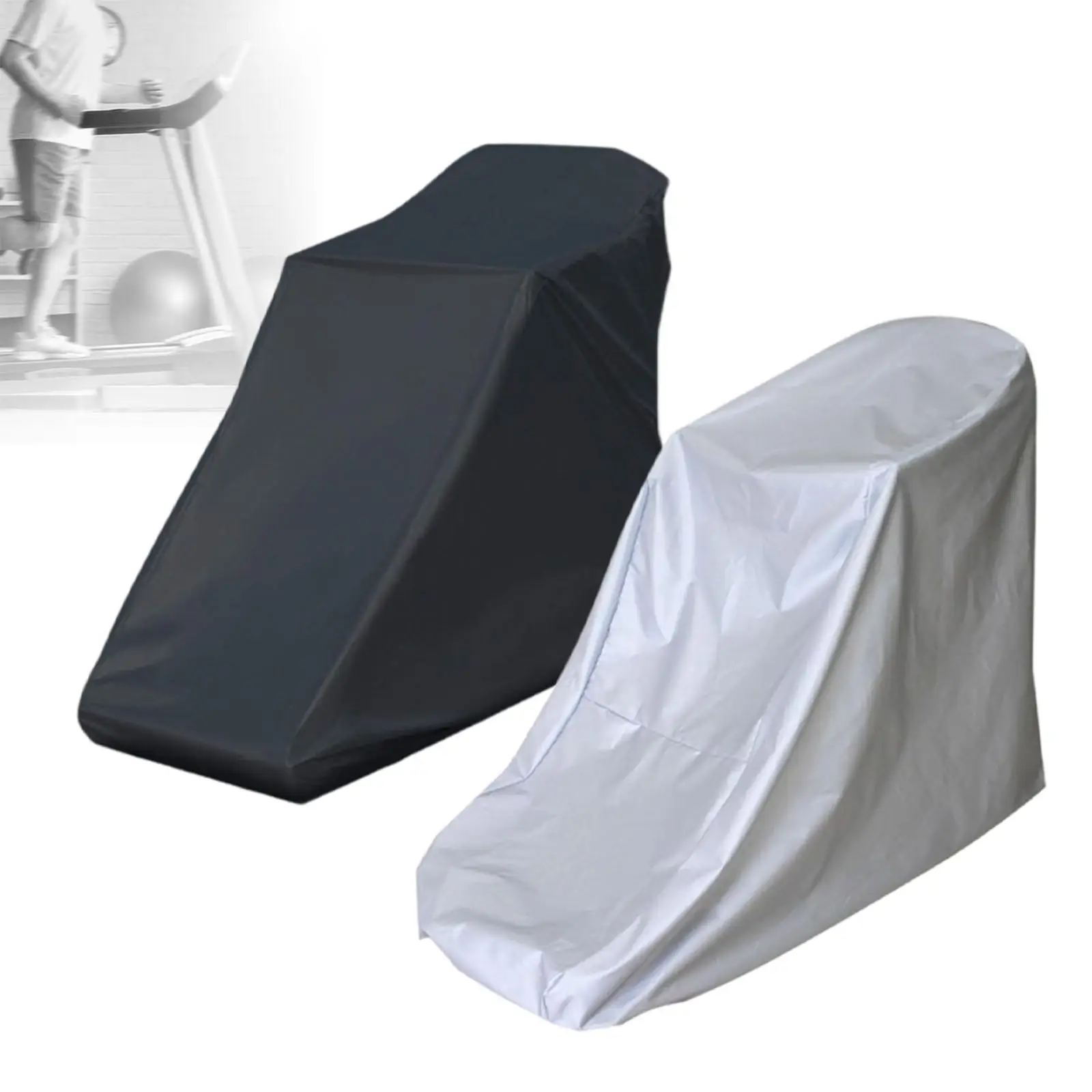 Cubierta para máquina para correr, cubierta para bicicleta estática a prueba de polvo, máquina para hacer ejercicio, protección solar impermeable, cubierta para cinta de correr al aire libre, refugio