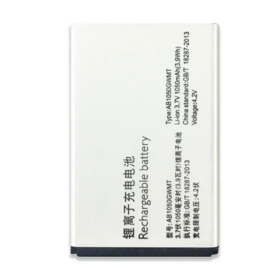 1050Mah AB1050GWMT AB1050FWMX Battery for PHILIPS Xenium E103 X126 E106 X125 E255 X128 X116 High Quality Phone Batteries + NO