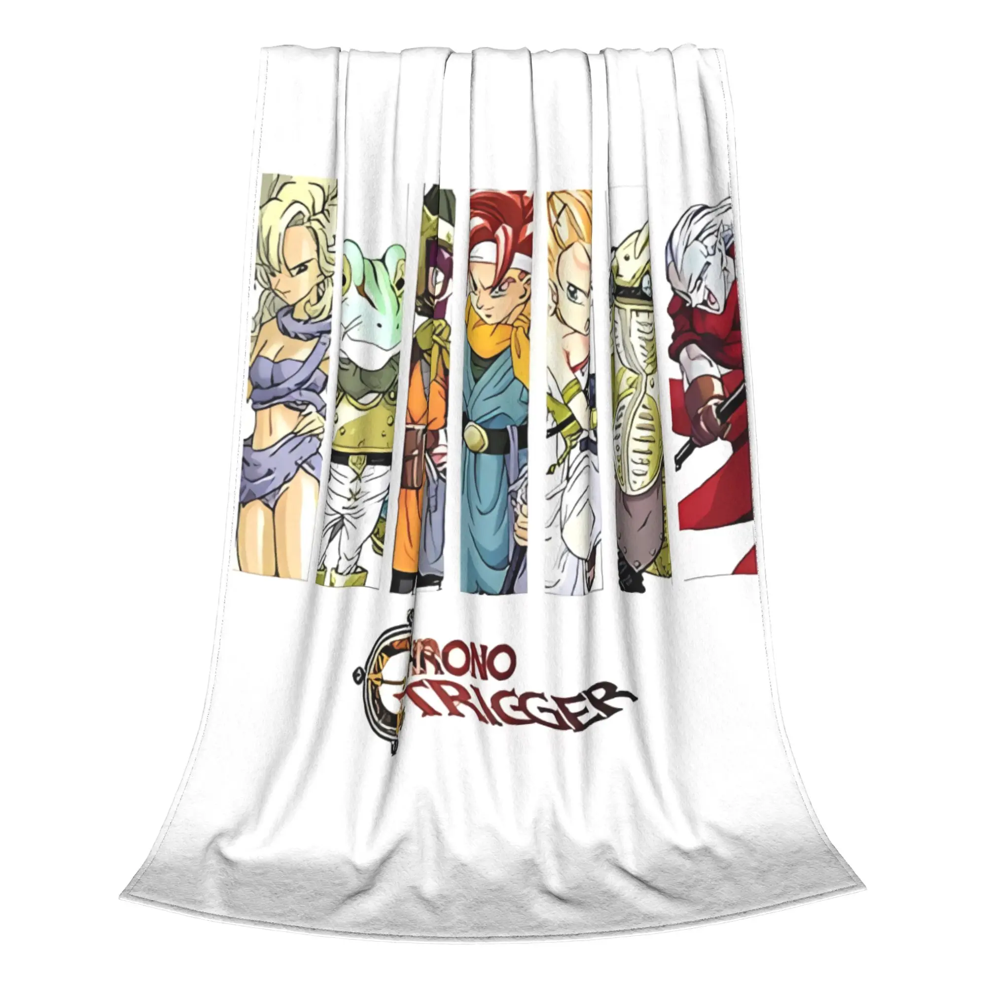 1PC Home Cute Room Decor time travel Blanket Throw Blanket Chrono Trigger Novelty Warm Blanket All Season