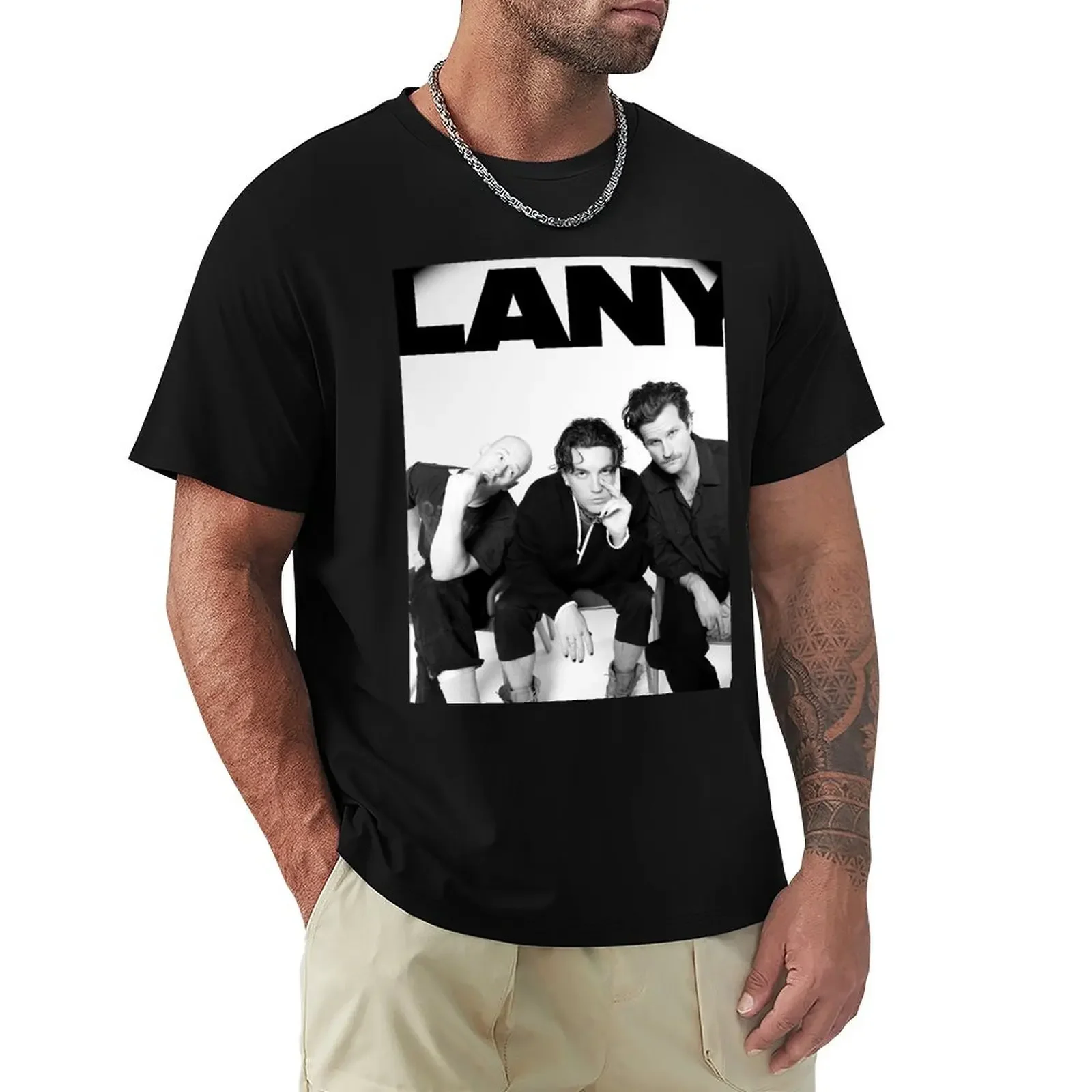 LANY T-shirt blanks sweat t shirt for men