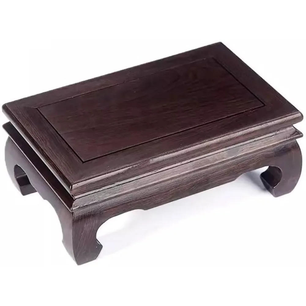 

Pedestal Stand Tall Potted Plant Base Rectangular Solid Wood Vase Fish Tank Base Buddha Statue Ornament Bracket Plants Dis