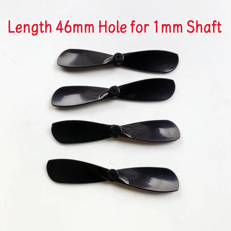 2Pairs 46mm Props Mini Propellers Blades Props A B For 1mm Motor Shaft R/C Spare Parts Access Small Mini Quadcopter Drone