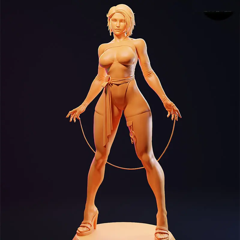 2 Styles Game Character 6194 Line Girl NSFW 3D Print Model Unassembled Unpainted Custom Jigsaw Puzzle NSFW GK Figure Kit T_0176