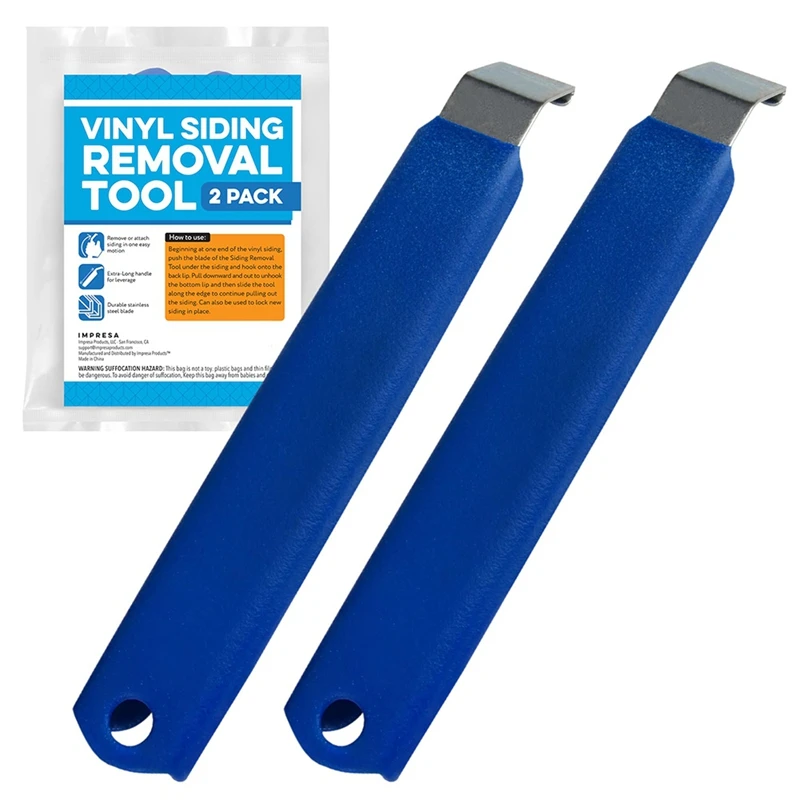 Vinyl Side Removal Tool Non-Slip Handle Integrated Steel Puller Tool For Installation And Removal Of House Vinyl Siding