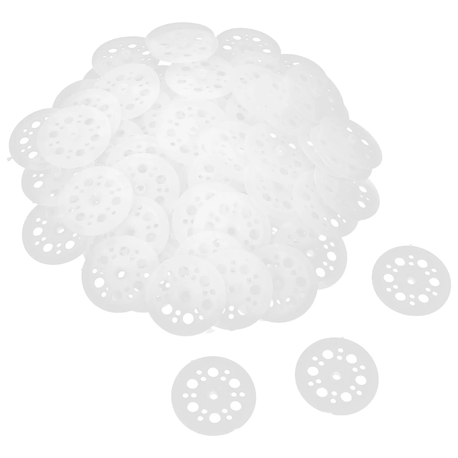 100 pcs Washers Flat Halloween Christmas New Year Foam Board Washers Insulating Washer Garage Wall Insulation Plastic