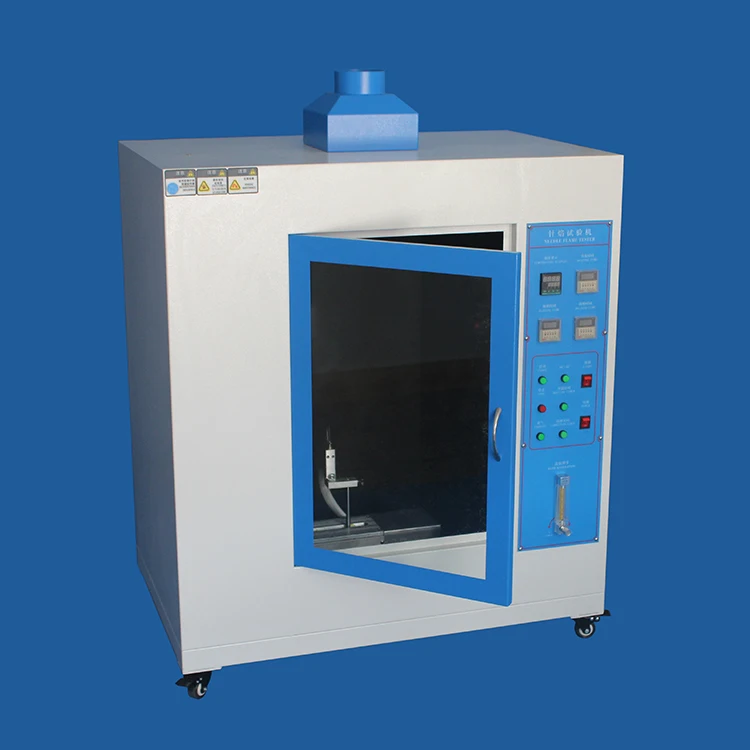 Needle flame testing machine, needle shaped burner, horizontal and vertical combustion testing machine, needle flame flame flame