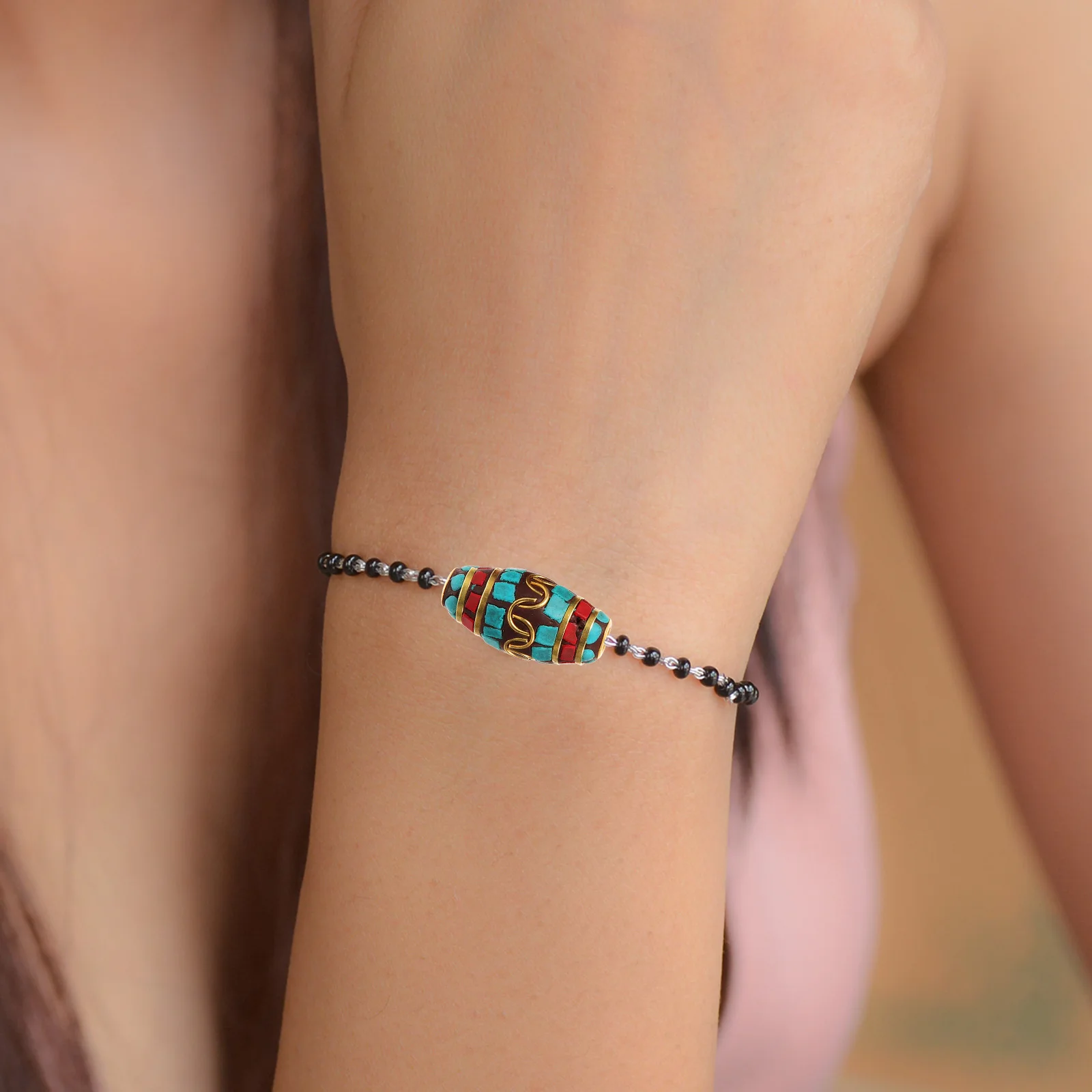 

5Pcs Handmade Copper Beads Retro DIY Accessory Kit for Jewelry Making Necklace Bracelet Earrings Beautiful Unique Gifts