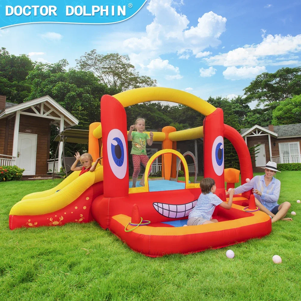 Family Use Children Moonwalk Small Jumping Combo Bouncy Castle Bounce House Inflatable Outdoor Playground for Sale