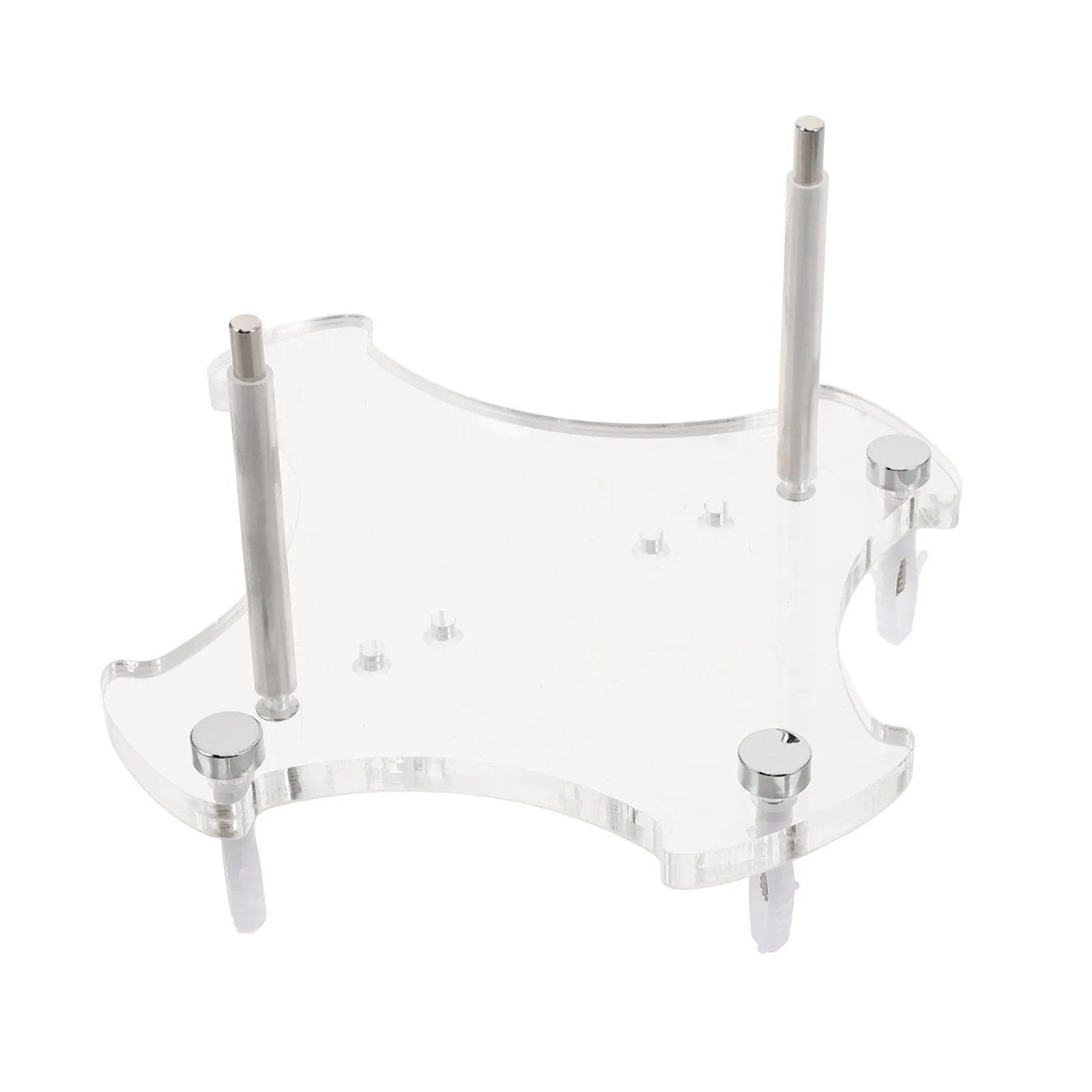 Acrylic Axe Wall Mount Holder Adjustable Transparent Vertical Display Rack Hanging Stand for Hatchet Knife Exhibition