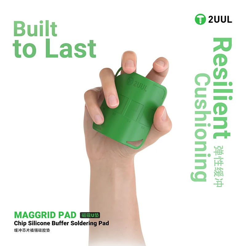 2UUL BH15 MagGrid パッドチップシリコンバッファはんだ付けパッド耐熱電子電話ラップトップ時計修理用