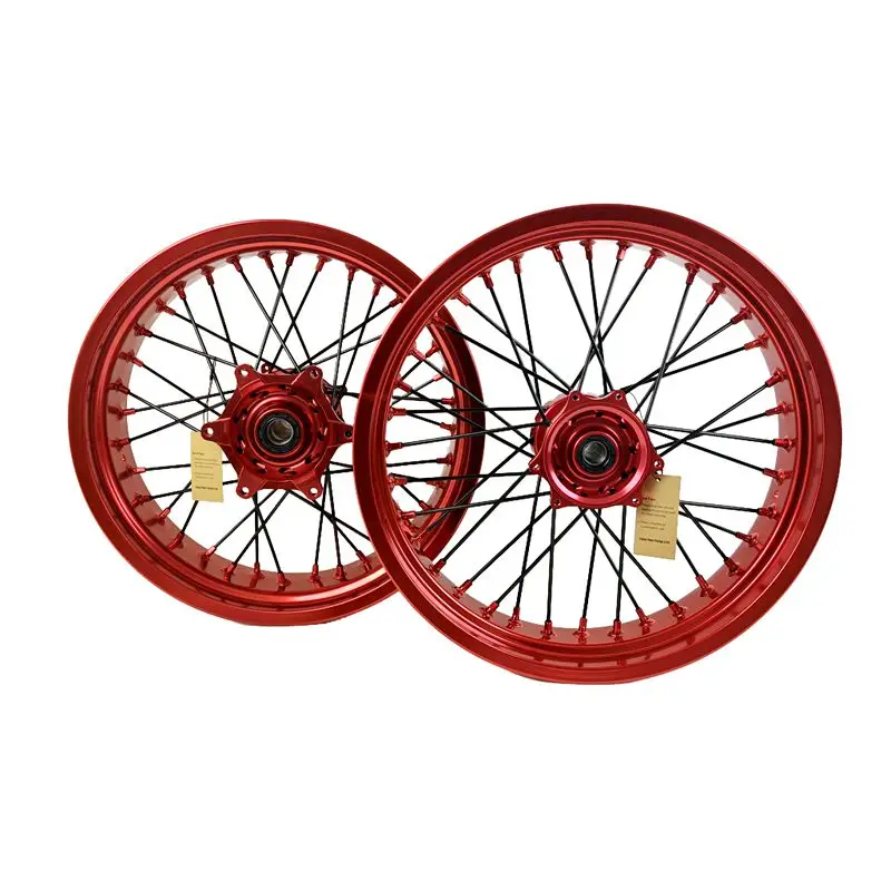 Hot-selling Aluminum Alloy Motorcycle Wheels for CRF 250/450 New 17 Inch DOT Certified Anodized Replacement Wheels