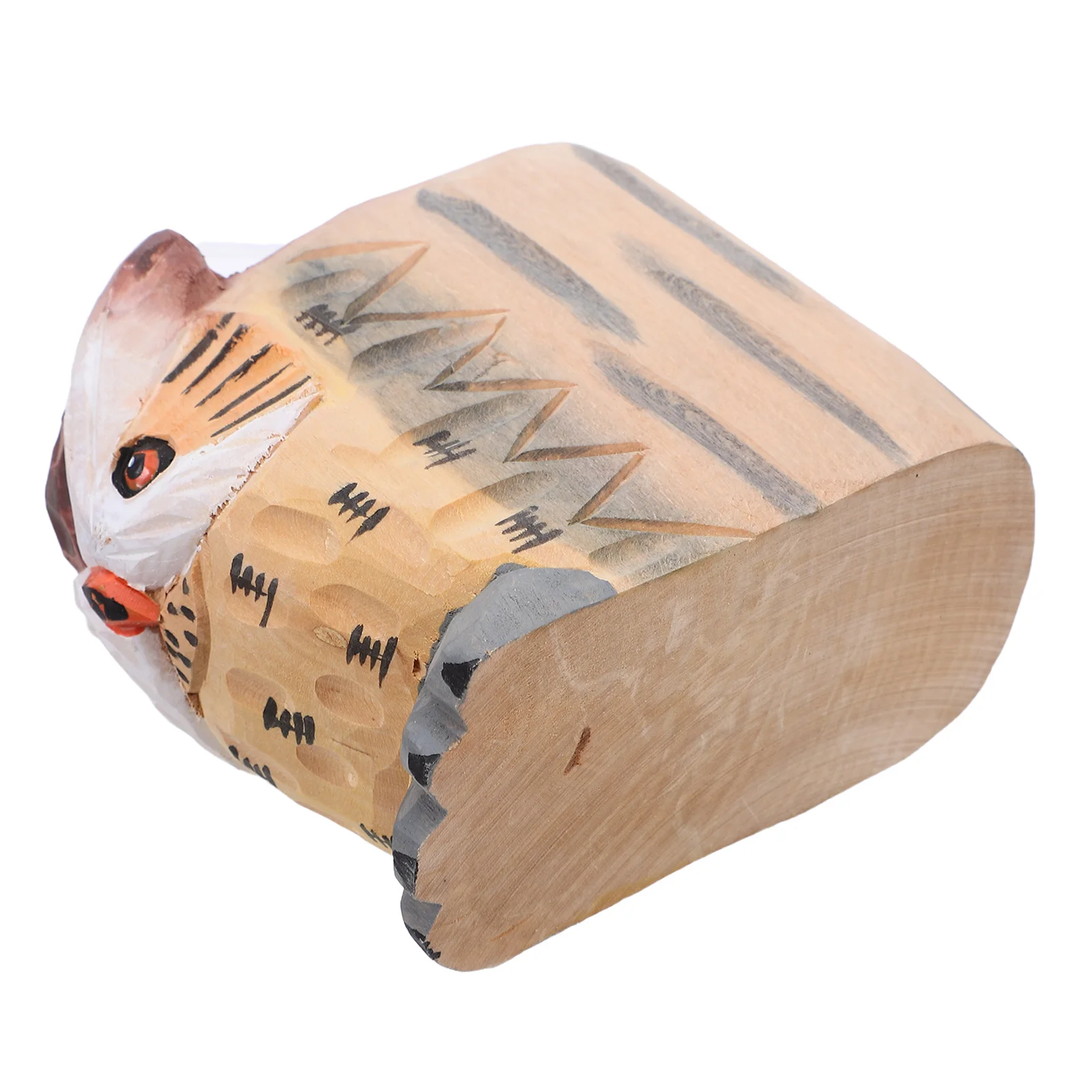 

Wood Owl Pen Holder Desk Organizer Decorative Pencil Cup Stationery Holder Cute Desktop Owl Tabletop Decoration