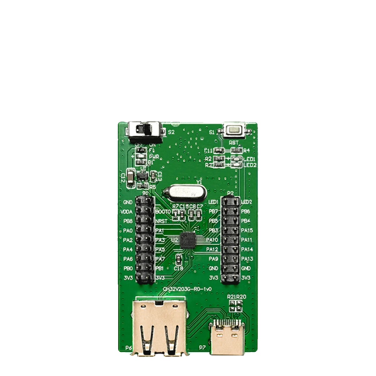 

CH32V203G6U6-EVT RISC-V Evaluation Board