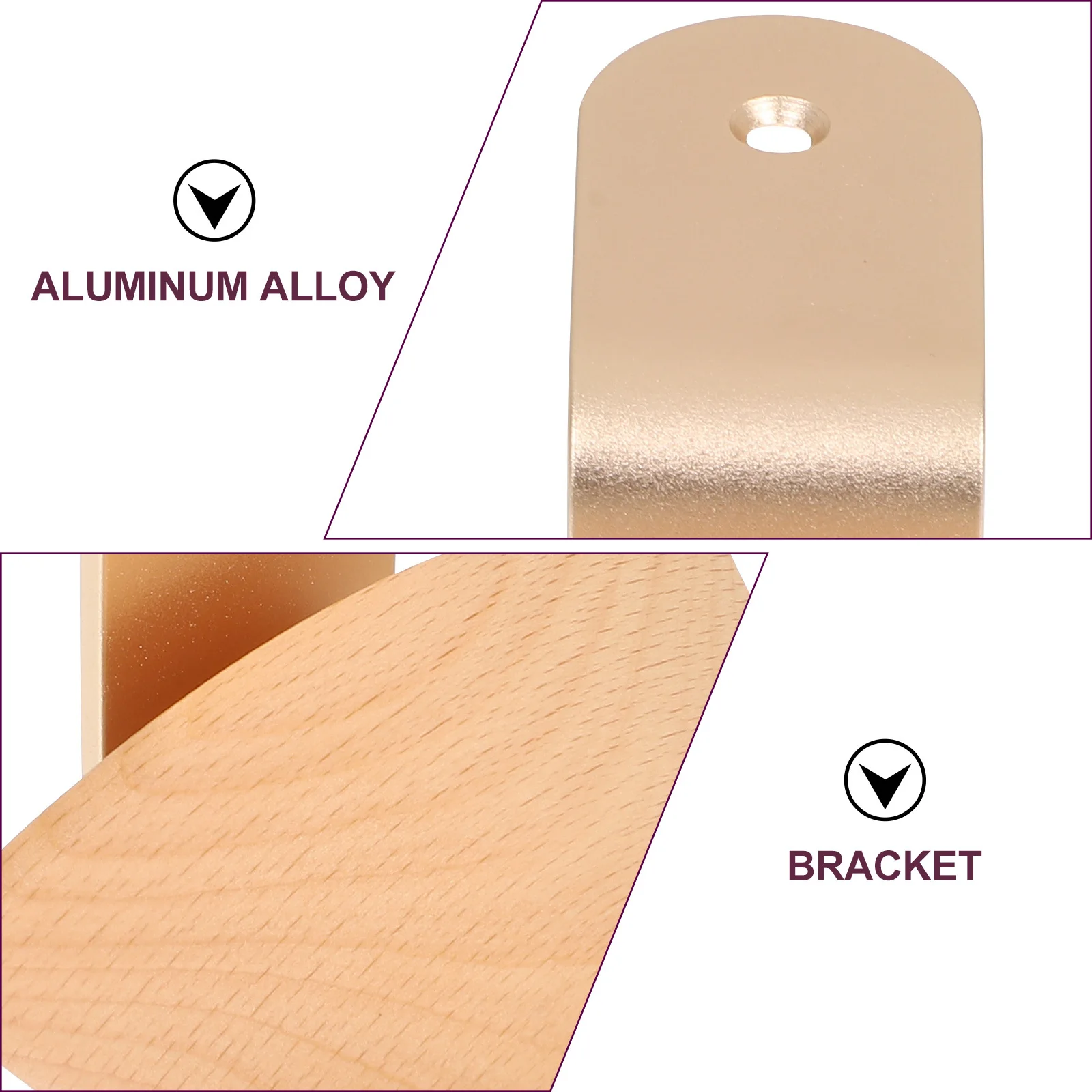 

1 pc Wooden Headphone Stand Holder Clamp Mount For Headset Storage Rack Under Desk Hook Hanging Organizer Bedroom Kitchen