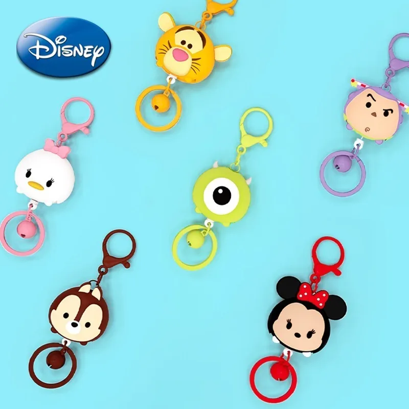 

Mickey Mouse Keychain Pooh Bear Cartoon Cute Character Retractable Backpack Pendant Accessory Easy To Pull Buckle Birthday Gift