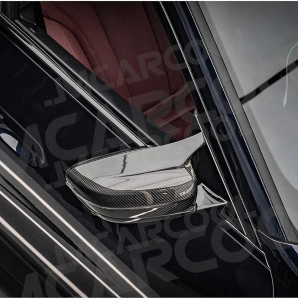 

Накладки на зеркала заднего вида для BMW 2, 3, 4 серий G42, G20, G22, G23, G26 2020+ из сухого карбона, аксессуары для автомобиля