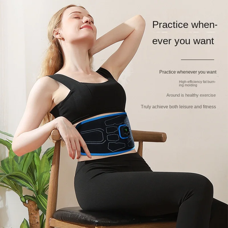 New EMS Electric Abdominal Slimming Belt Abs Muscle Stimulator Myostimulator Electric Weight Loss Body Fitness Slimming Massager