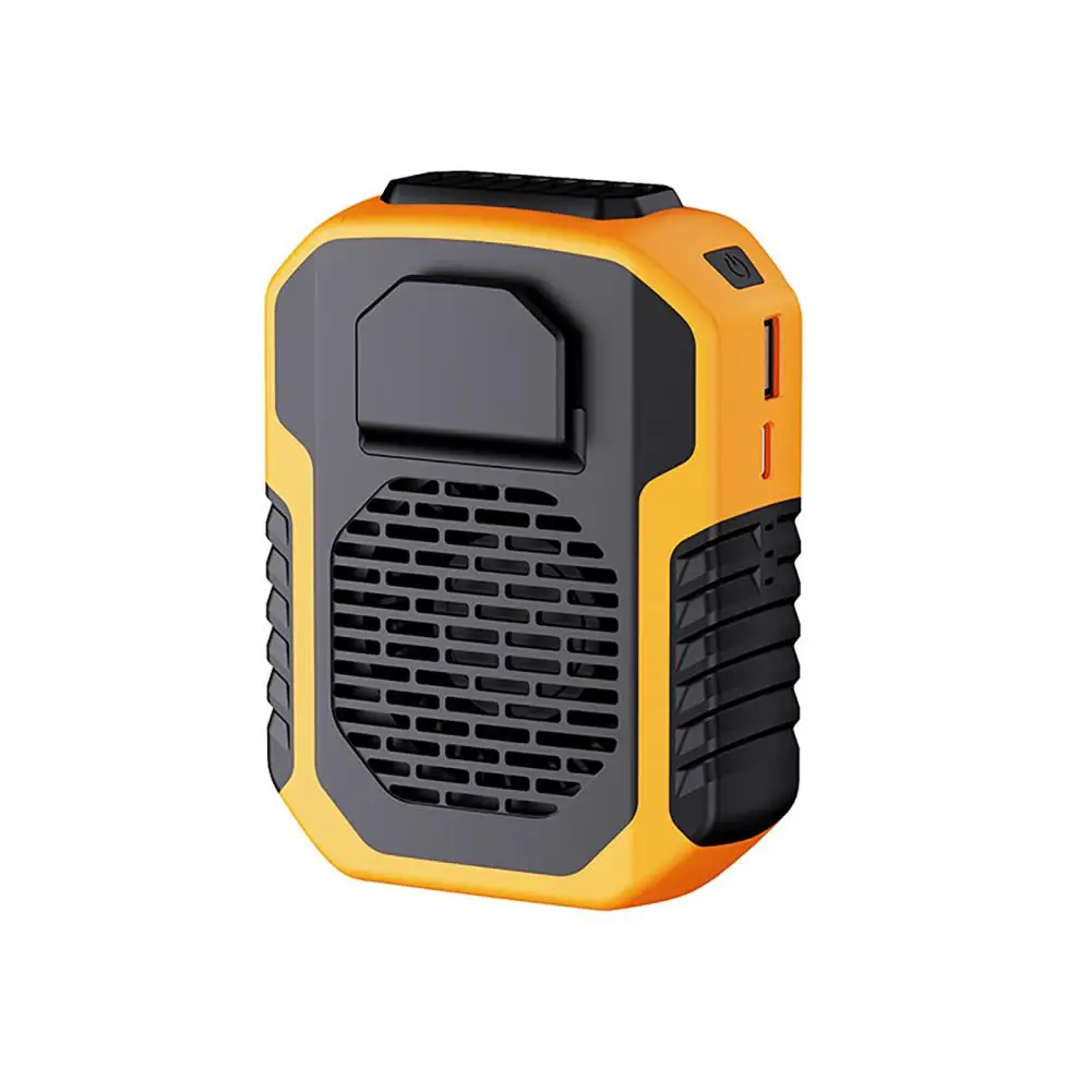 Imagem -02 - Ventilador de Refrigeração Multi-purpose Forte Vento Recarregável Verão ao ar Livre Pescoço Pendurado Cintura Ventilador Portátil para Acampar