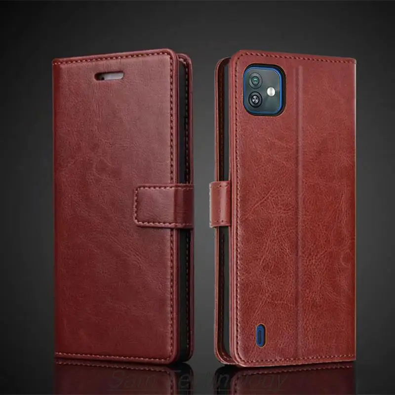 

Card Holder Leather Case for Wiko Y82 Y 82 Pu Leather Flip Cover Retro Wallet Phone Case for Wiko Y82 Business Fundas Coque