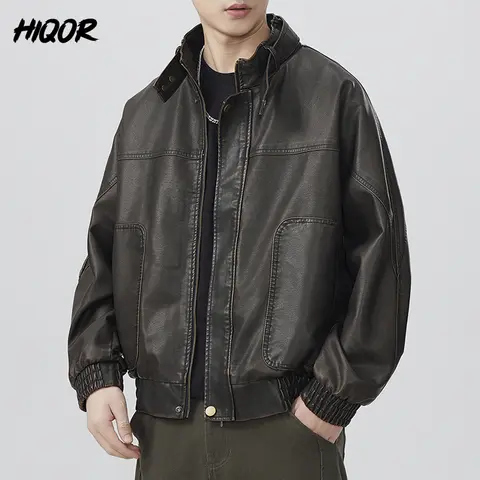 10 best sales चमड़े की जैकेट पहनने वाला आदमी - №10