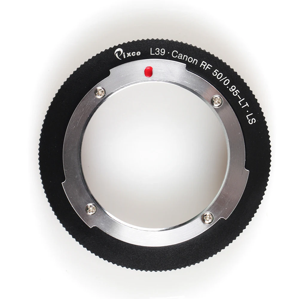 Pixco Lens Mount Adapter Ring M39/L39 (x1mm Pitch) Screw Mount Russian & Leica Thread Mount Canon 50/0.95 Lens to Leica L Mount