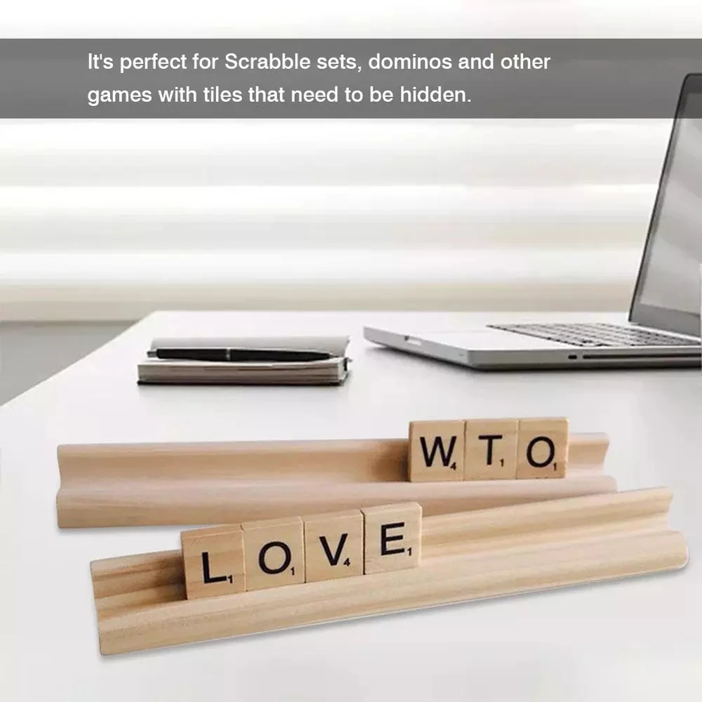 大人用4段式チキンフット麻雀木製ドミノラック メキシカン・トレイン ドミノトレイ ホルダー ドミノホルダー