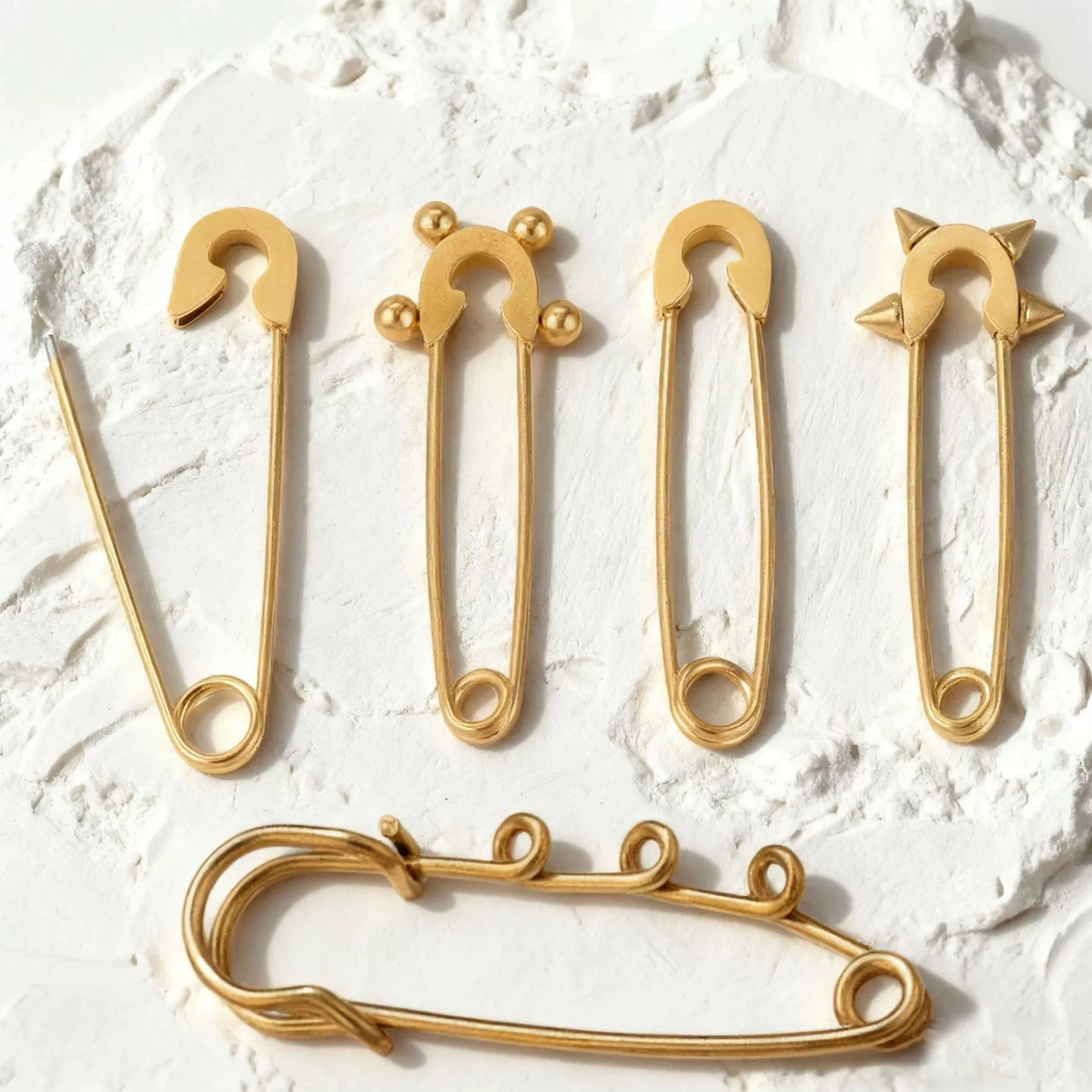 Stainless Steel Safety Pins DIY Needles Large Pin For Clothes Safety Pin Paper Clip Brooch Apparel Accessories Wholesale