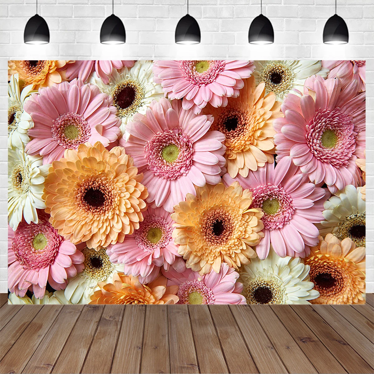 

Wedding Daisy Flower Wall Photography Background Bridal Shower Decor Photo Studio Backdrop Prop Adult Girl Portrait Photobooth