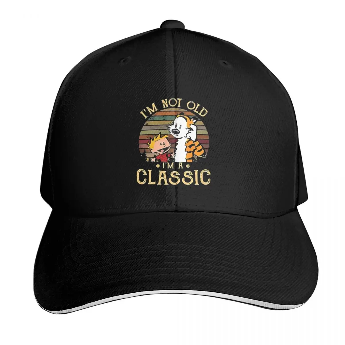

Calvin And Hobbs Calvin And Hobbs Calvin And Hobbs Baseball Cap Fishing cap custom caps Visor Hat men Men Women's