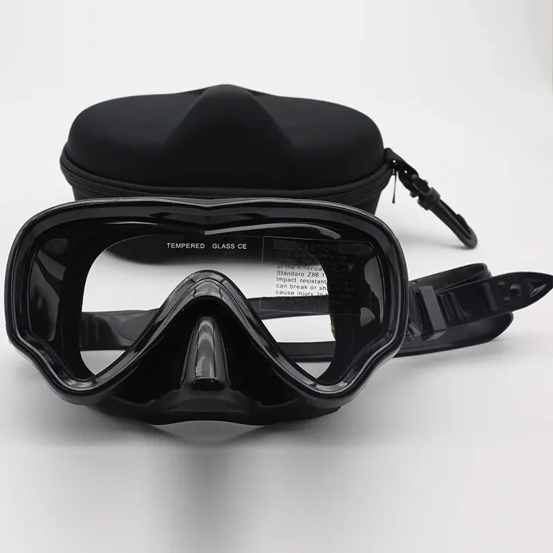 

New integrated anti-choking swimming glasses for men and women with nose protection, swimming goggles, silicone snorkeling mask