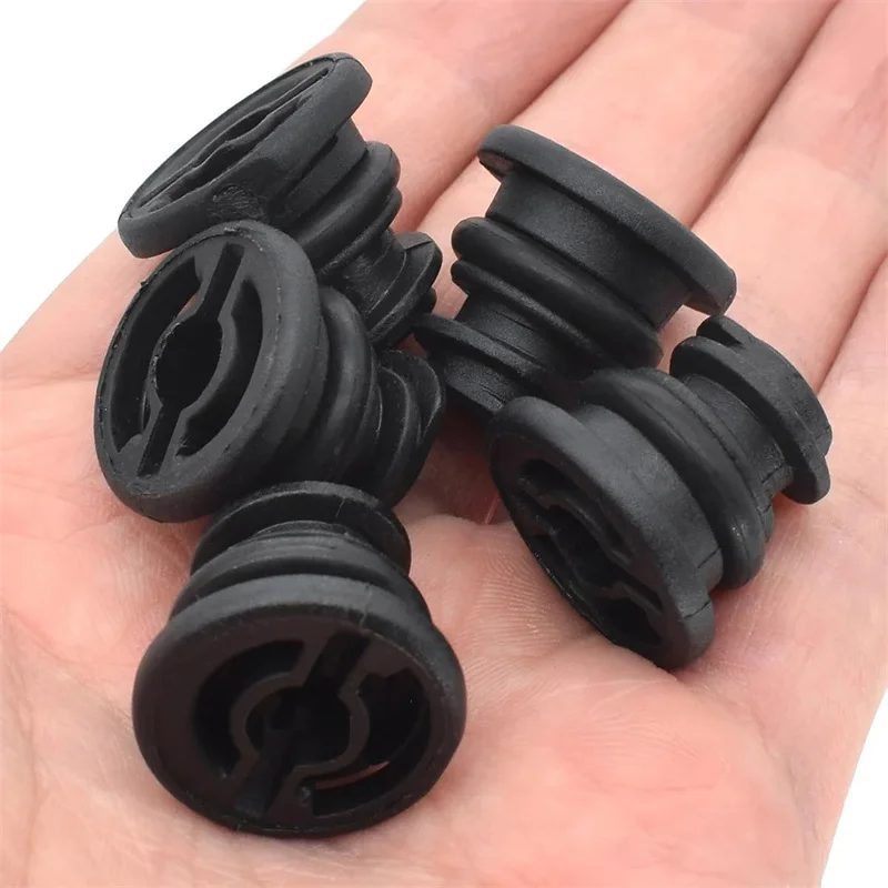 10pcs Engine Oil Drain Plug Screw CAP Sump Pan Nut Bolt Black 06L103801 for New Audi A4L/Q5 Volkswagen Golf Passat