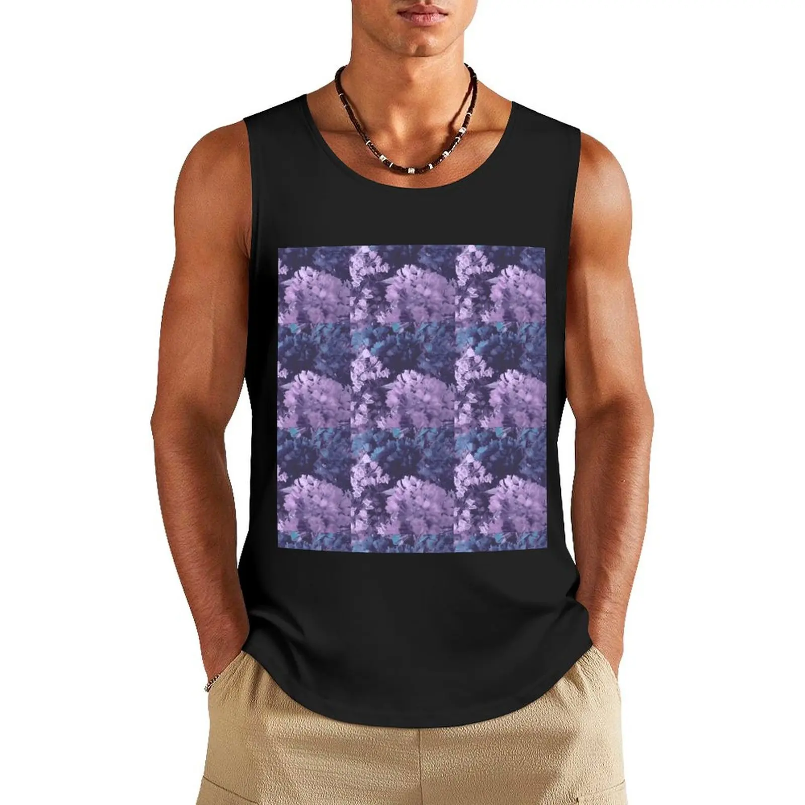 

Magical Fairy Forest Flowers Tank Top clothes for men summer mens clothing fitness