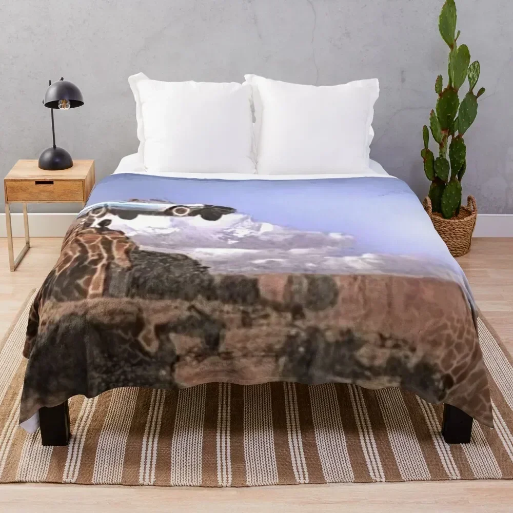 

Off The Cliff Throw Blanket warm winter for babies Thin Luxury Thicken Blankets